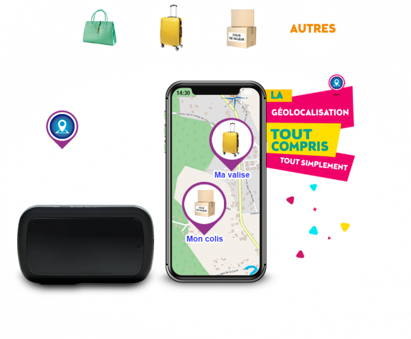 Tracker GPS nomade multifonction