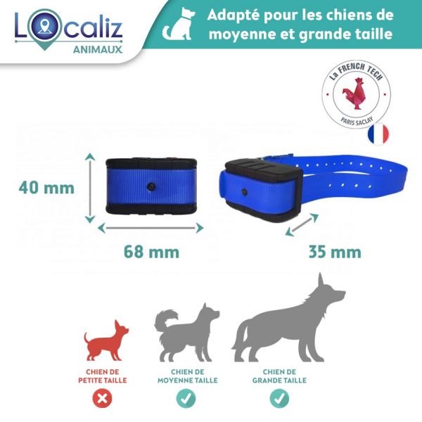 Traceur GPS chien Dogamx Localiz taille