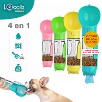 Gourde 2 en 1 multifonctions pour chien et chat