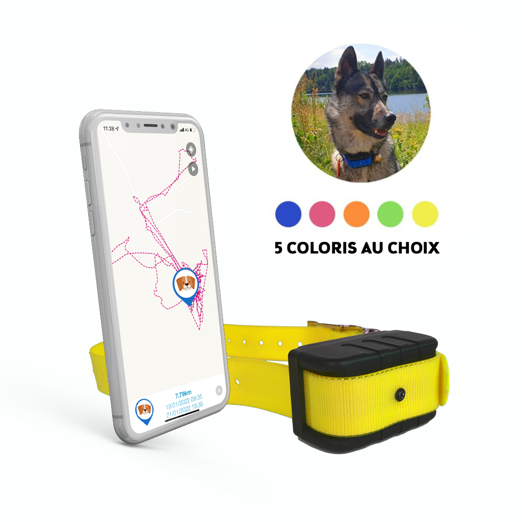 COLLIER GPS DOGMAX LOCALIZ. Le collier GPS idéal pour les chiens de moyenne  taille aventuriers.