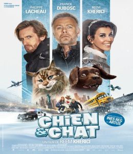 Affiche officielle du film chien & chat